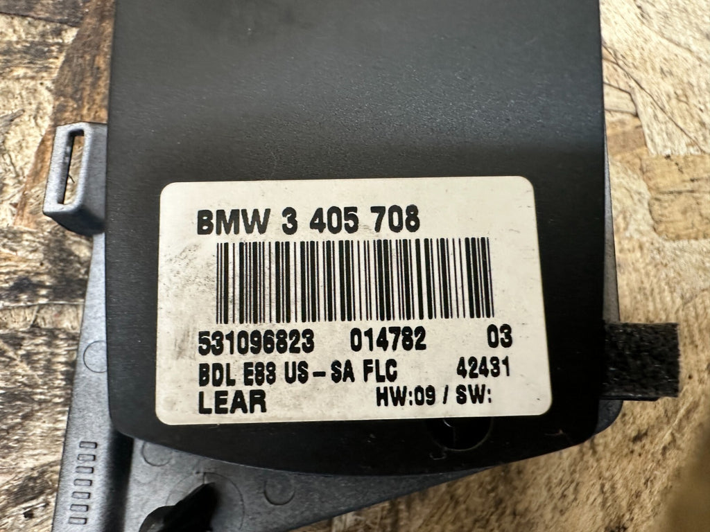 BMW 2003-2010 E83 X3 BLACK HEADLIGHT FOG LIGHT SWITCH PANEL OEM 3405708