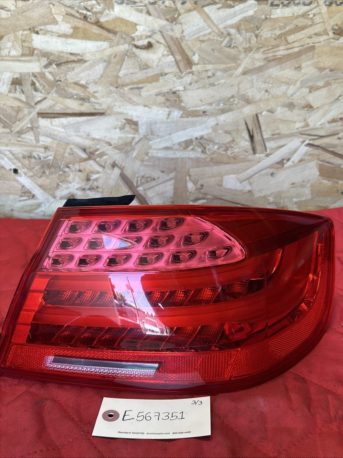 11-13 BMW E92 328i 335i Rear Right Outer Taillight Tail Light Lamp OEM 7251960