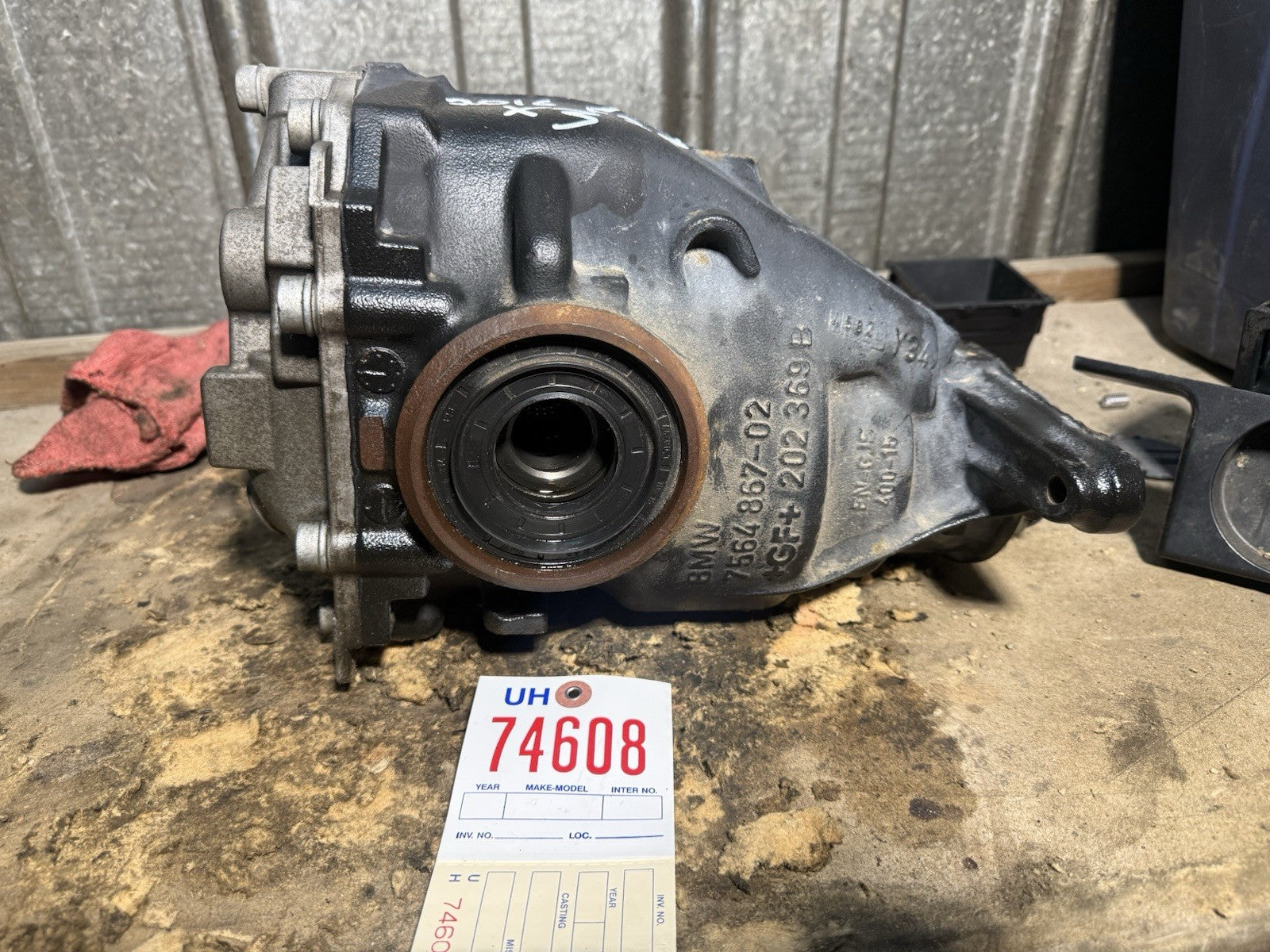 2011-2018 BMW X3 X4 (F25 F26) REAR DIFFERENTIAL GEAR CARRIER (3.38 RATIO)