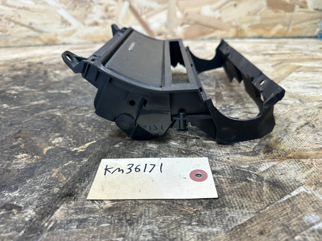 BMW 99-06 E46 3 SERIES BLACK CENTER STOREAGE TRIM+TRAY OEM 8268887+8268888