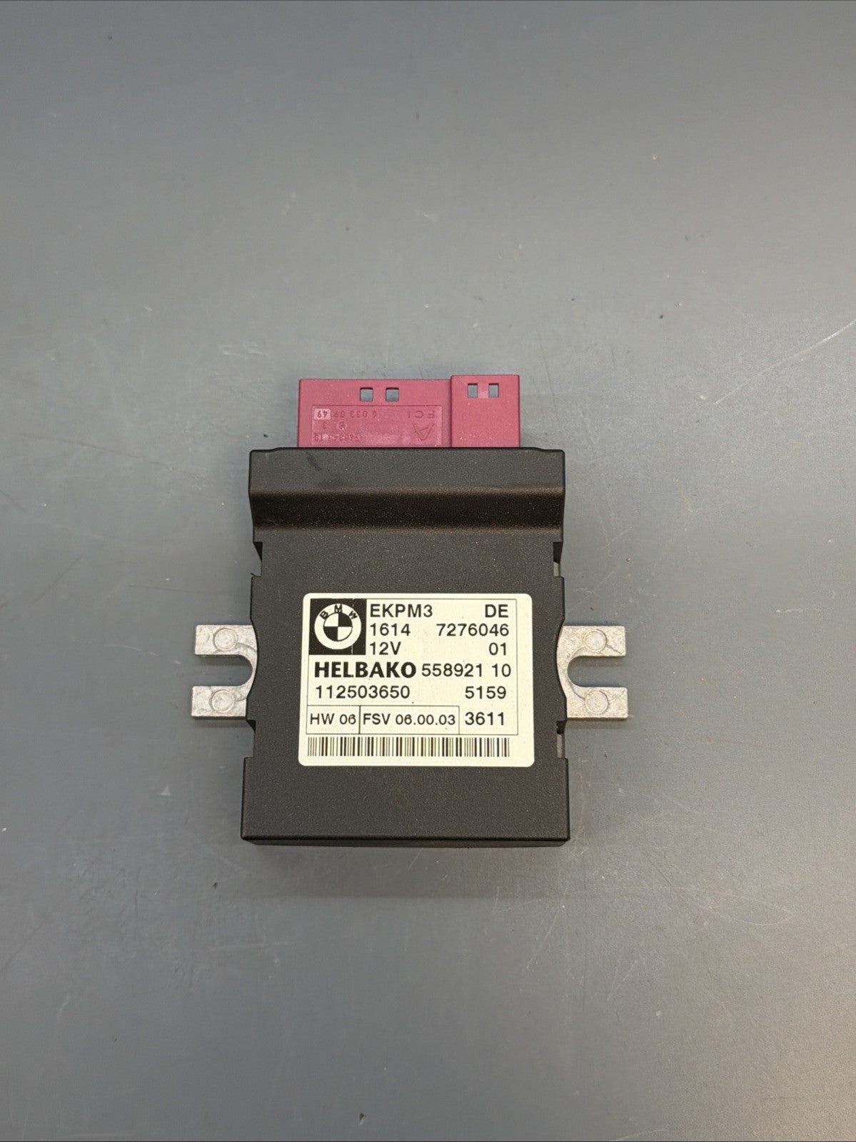 BMW 1 3 5 X5 E60 E70 E81 E82 E87 E90 Fuel Pump Control Unit Module EKPM3 7276046