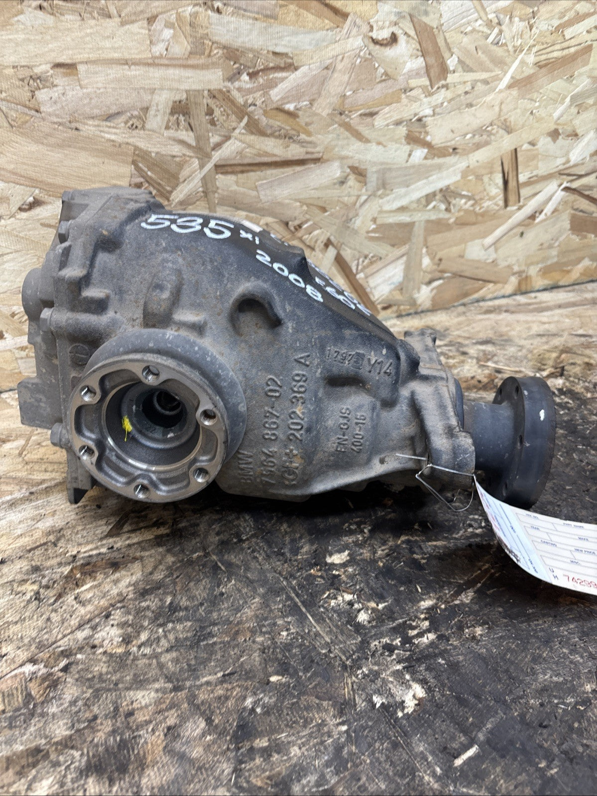 BMW REAR DIFFERENTIAL 5 SERIES 3.46 FINAL DRIVE 3310 7560883 AWD E60