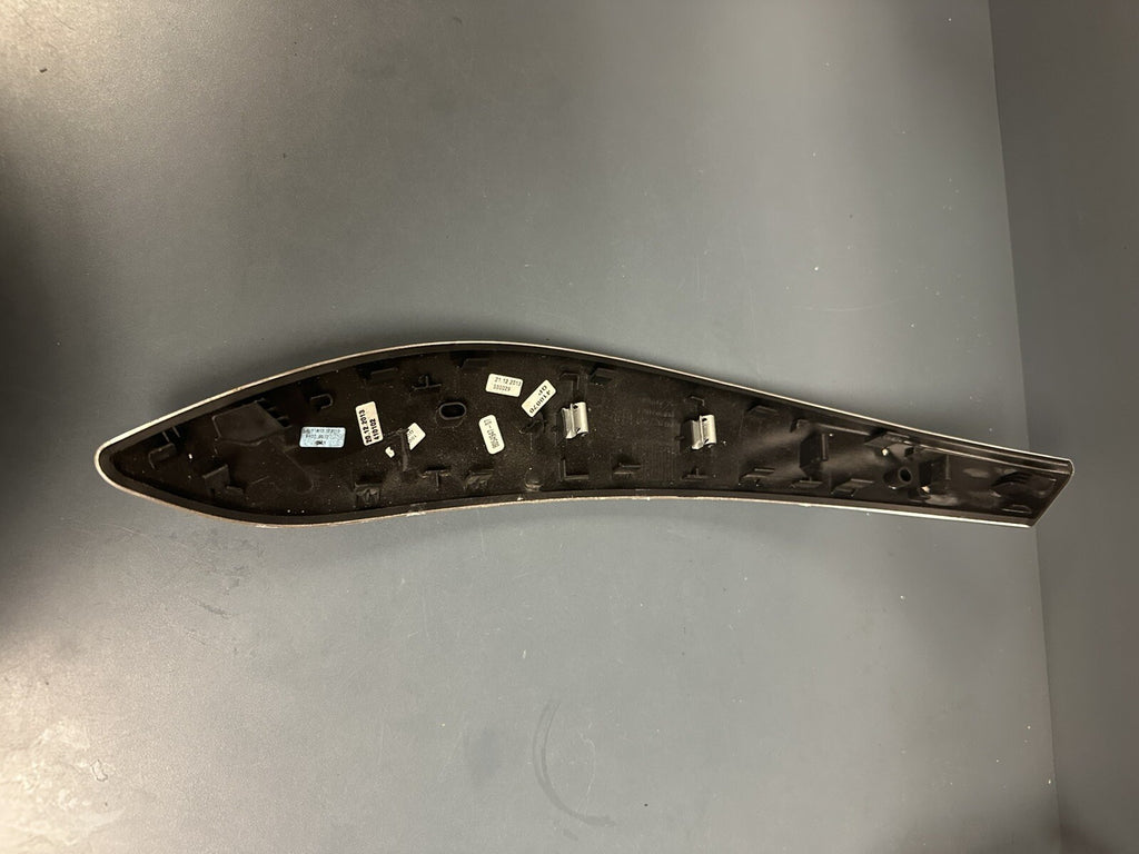 12-18 BMW F30 3/4 Series Left Driver Door Panel Handle Aluminum Trim OEM 8054947