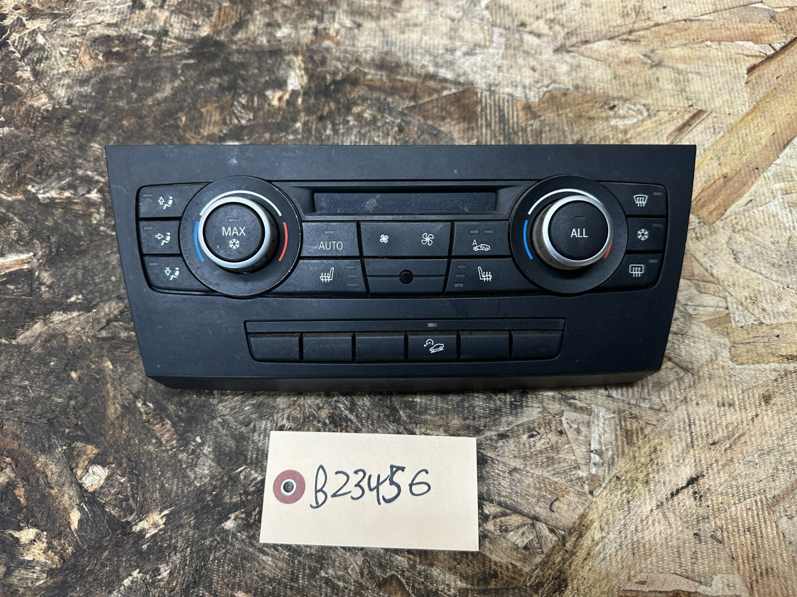 BMW 2006-2012 E90 AC CLIMATE CONTROL SWITCH PANEL OEM 9250393