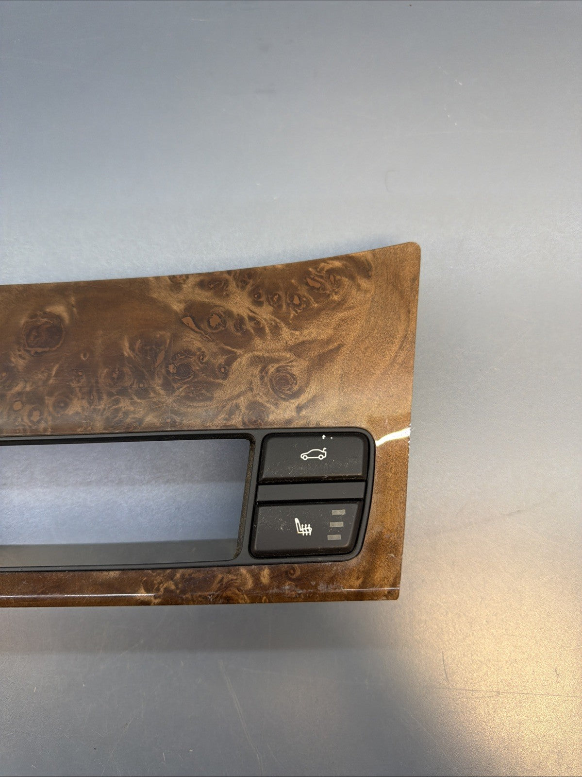 2008 BMW 535XI CENTER CONSOLE SEAT HEATER WOOD SWITCH PANEL BUTTONS 6978689