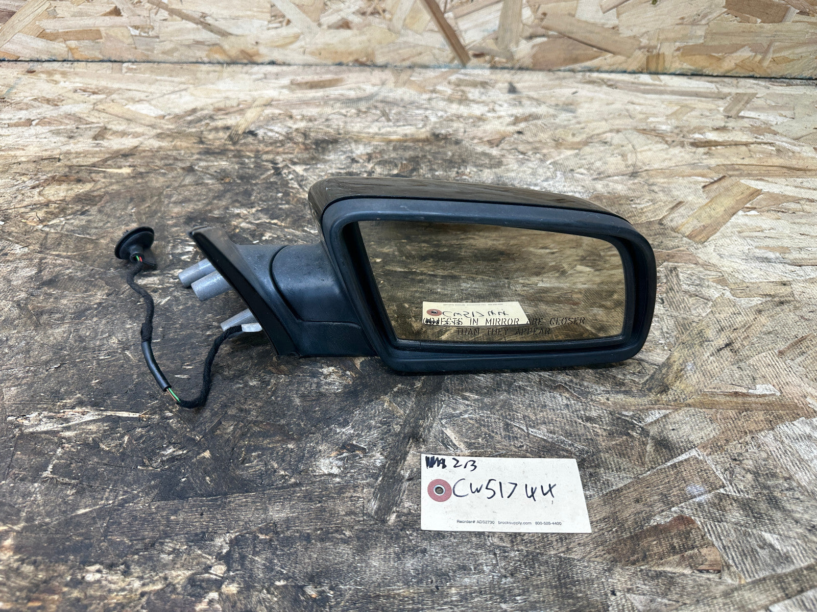 BMW 2006-2010 E60/E61 LCI RIGHT PASSANGER SIDE MIRROR BLACK OEM 7043437/7038344