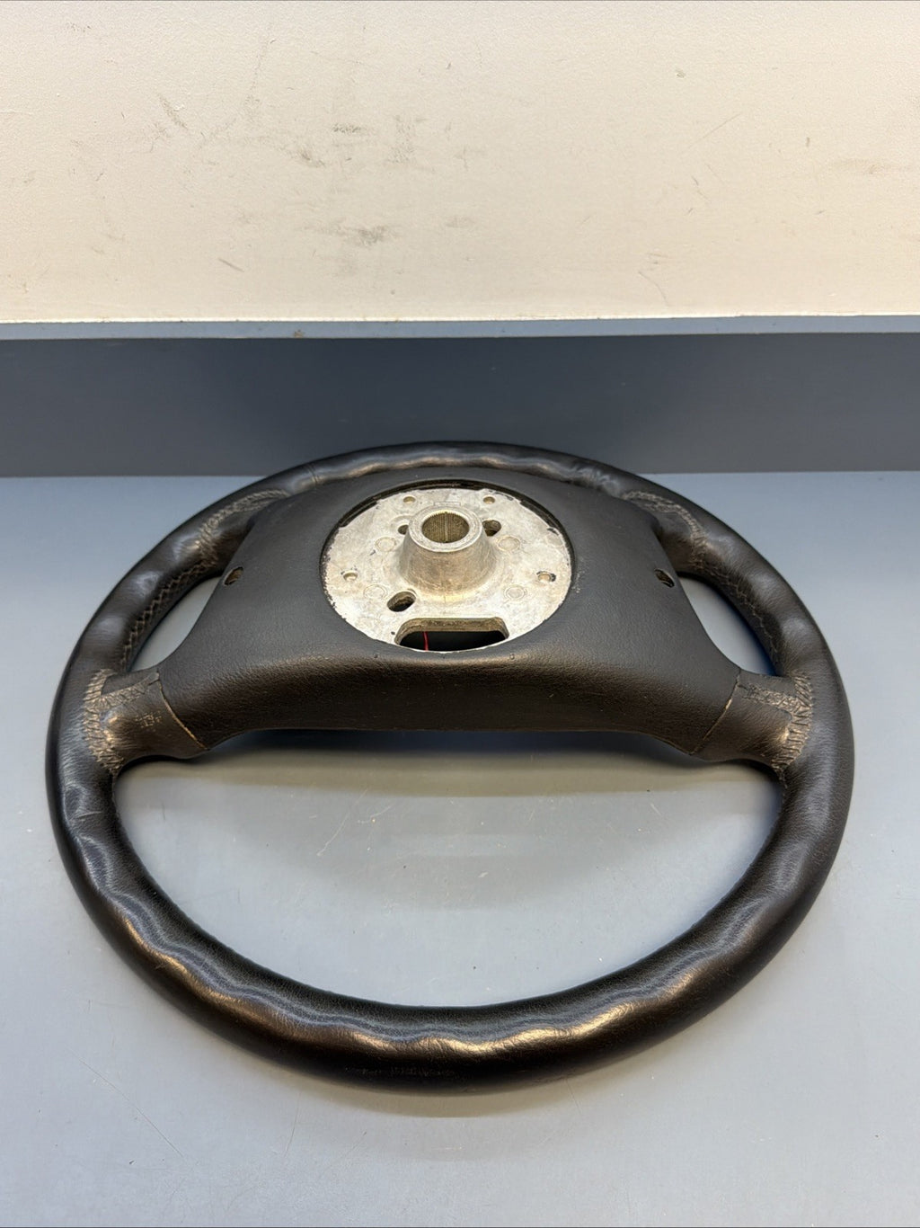 95-03 OEM BMW E39 E38 528 740 750 Left Driver Leather Steering Wheel 6753739