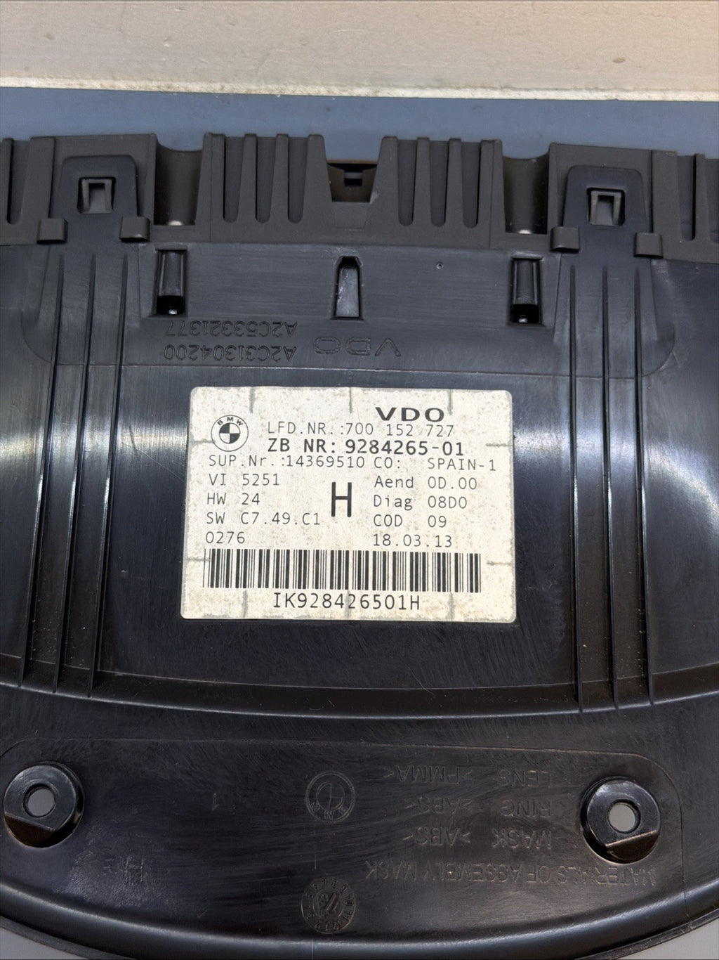13-15 BMW E84 X1 Instrument Speedometer Cluster 9284265 OEM 171K MILES