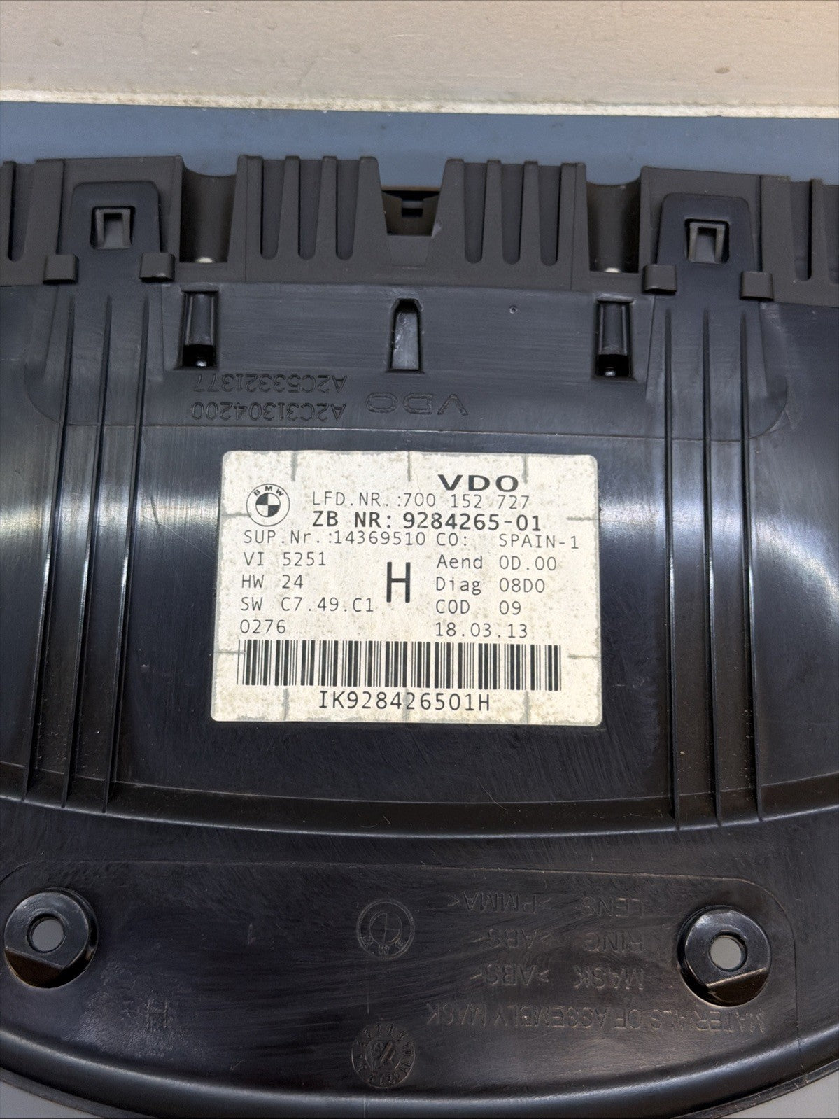 13-15 BMW E84 X1 Instrument Speedometer Cluster 9284265 OEM 171K MILES