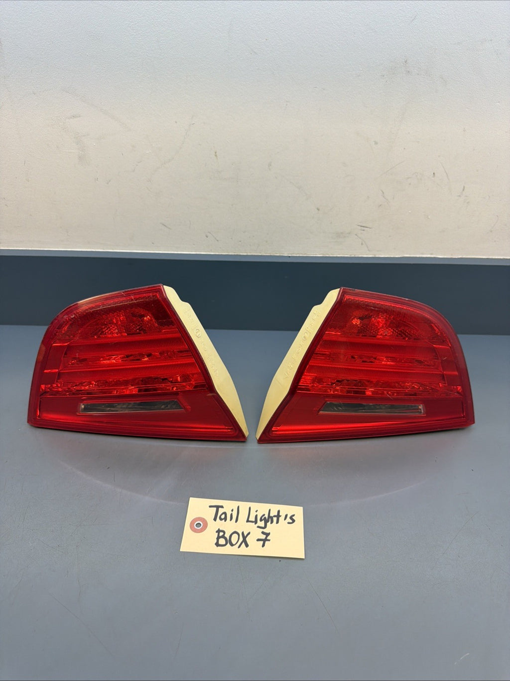 09-11 BMW E90 SEDAN LCI Rear Left Right Inner Tail Light Set OEM 7154155 7154156