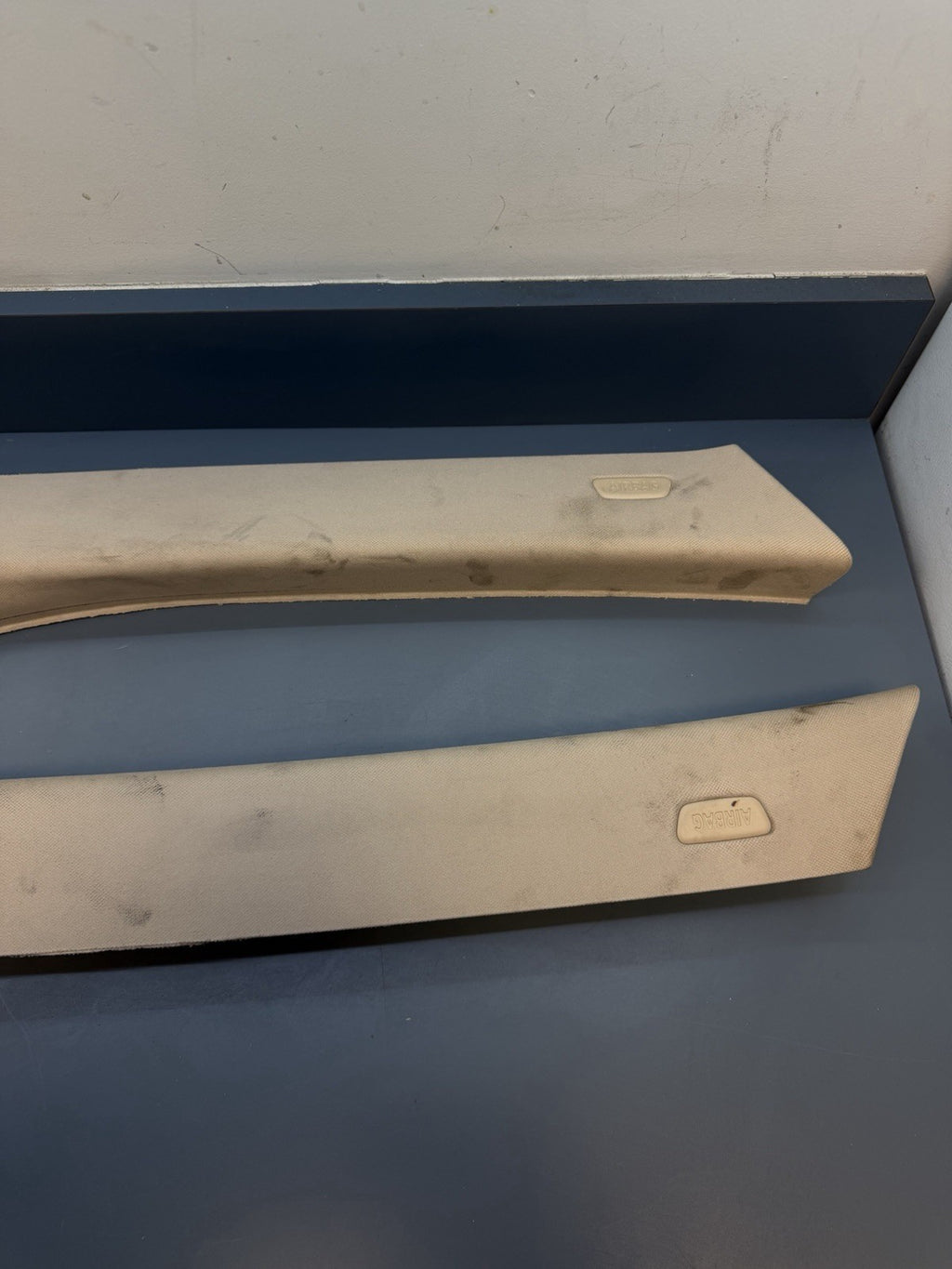 BMW 5 SERIES F10 F11 A PILLAR COVER TRIM SET LEFT RIGHT 9116348 9116347 BEIGE