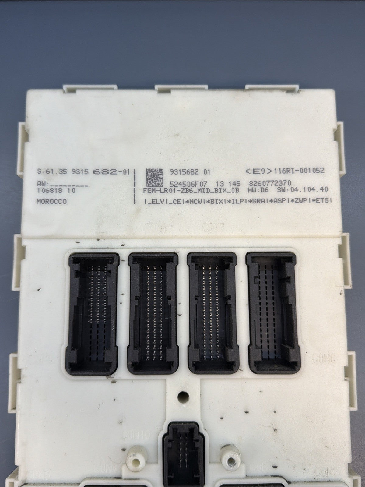 2014-2018 BMW 320i F30 Front Electronic Control Module 61359315682 OEM