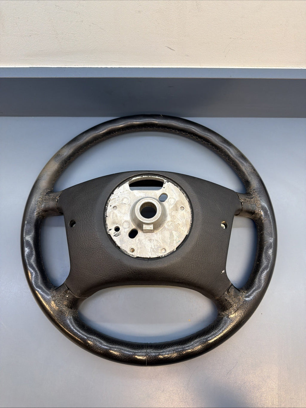 2004-2006 BMW X3 E83 4-Spoke Steering Wheel Black Leather OEM 3411790