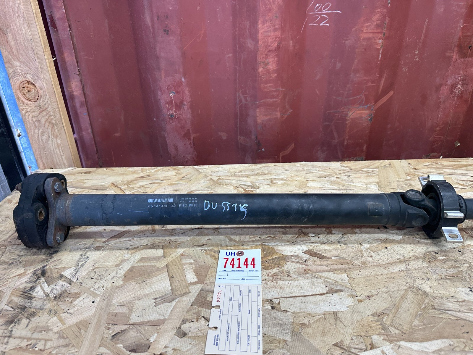 OEM BMW REAR DRIVESHAFT FITS AUTOMATIC 2007-2018 E91 F10 F06 335 535 640 7614504