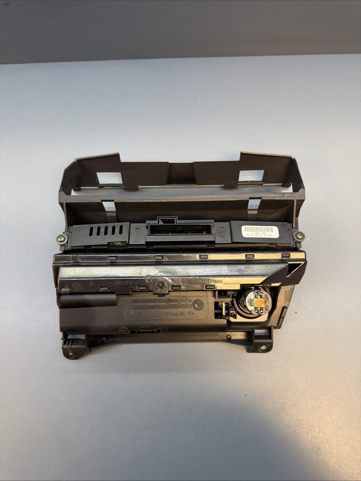 01-06 BMW E46 CONVERTIBLE DASH CENTER CONSOLE ASHTRAY DSC TOP ROOF 8268887