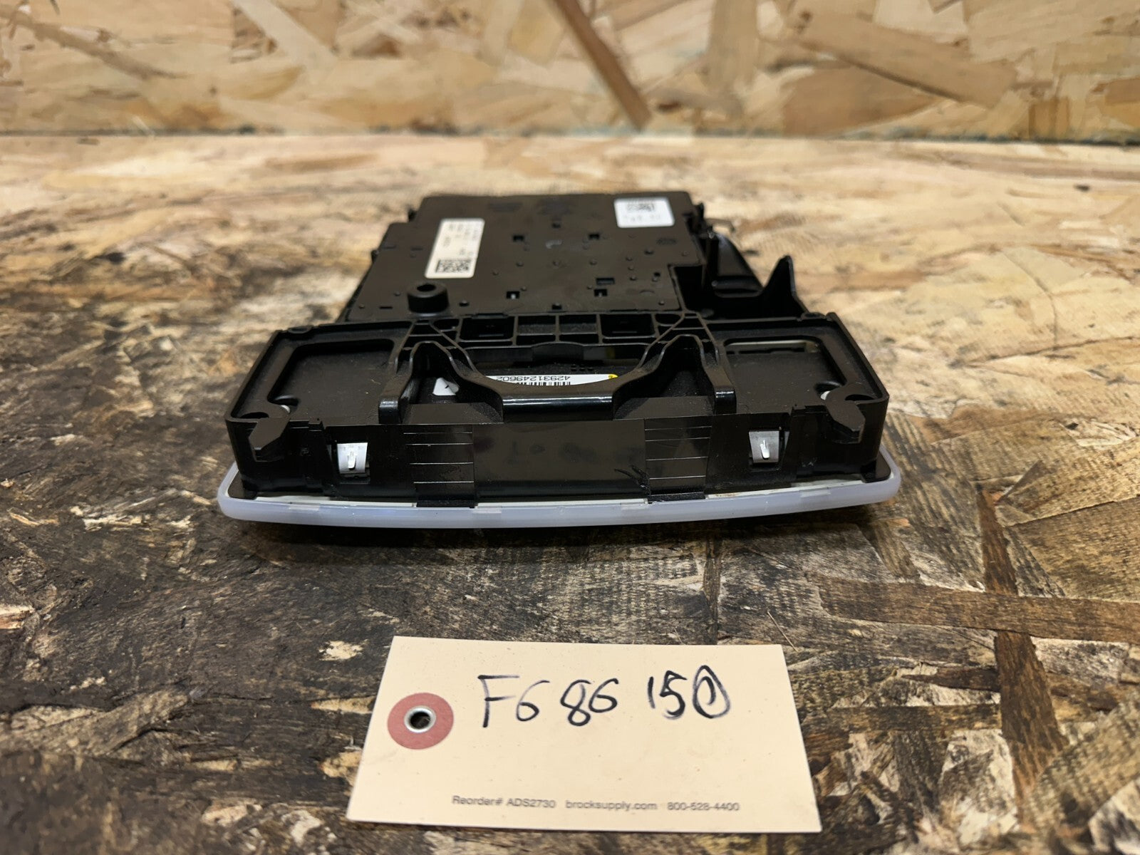 BMW 2012-2019 F30 3 SERIES FRONT ROOF DOME LIGHT SUNROOF SWITCH OEM 9317410