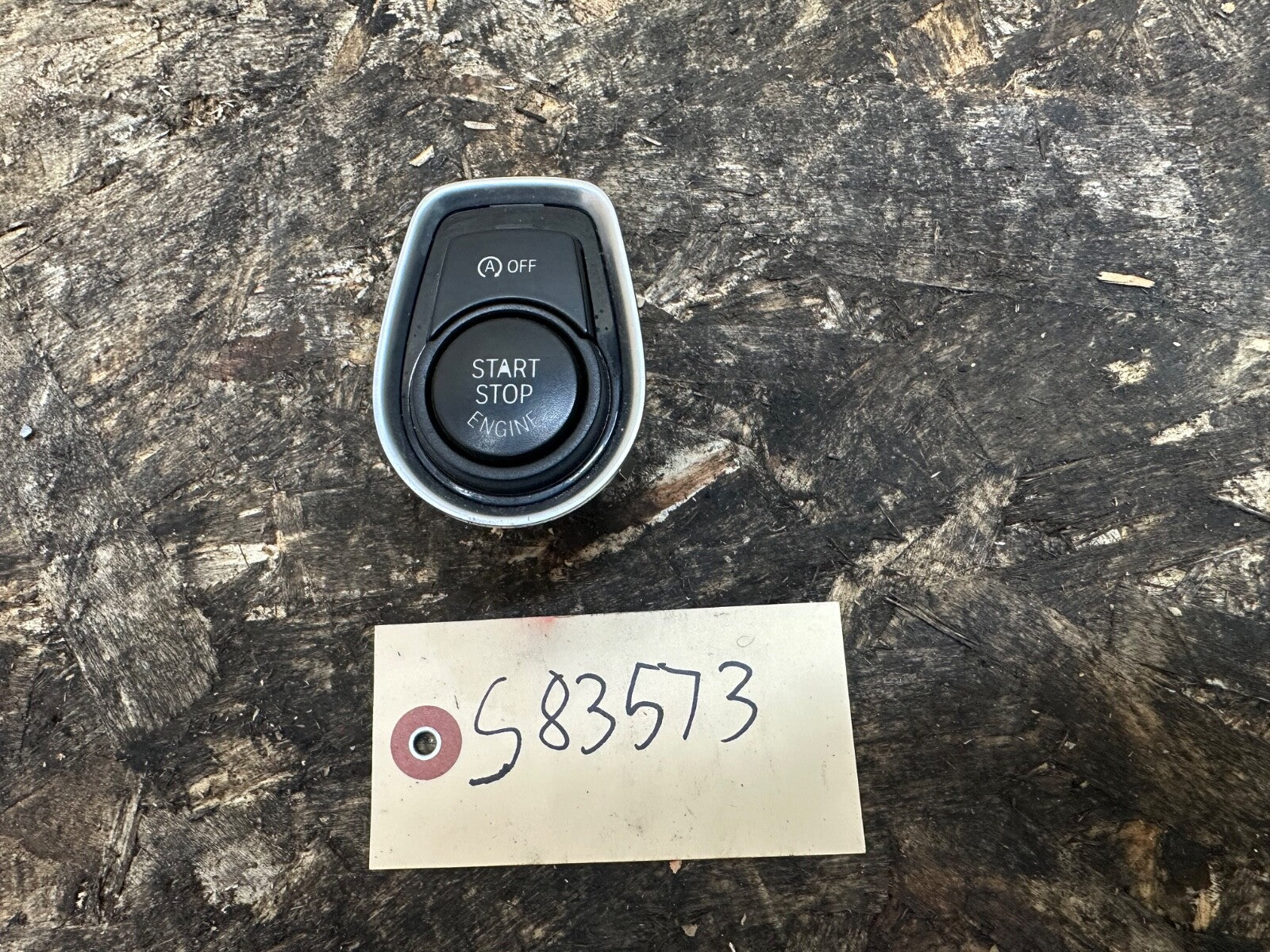 BMW F30 12-19 3/4 SERIES IGNITION START/STOP PUSH BUTTON SWITCH OEM BMW 9250734