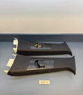 BMW X5 E53 2003 LHD Right & Left A pillar trim Black 8211907 8211908