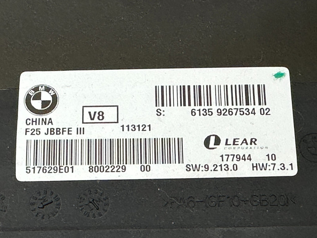 BMW 2011-2017 F25 X3 BODY JUNCTION BOX MODULE OEM 9267534
