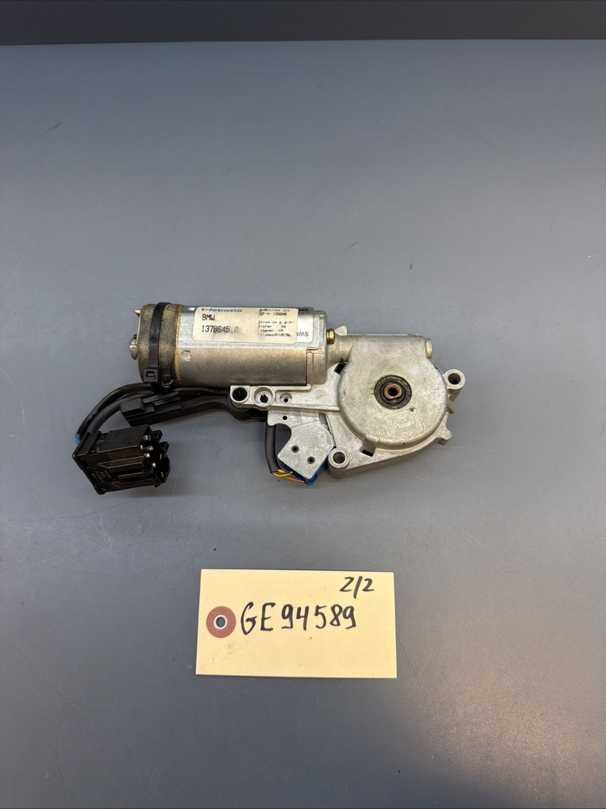 89-95 BMW E32 E34 7 5-SERIES SEDAN SUNROOF WINDOW MOTOR UNIT 1378645 OEM