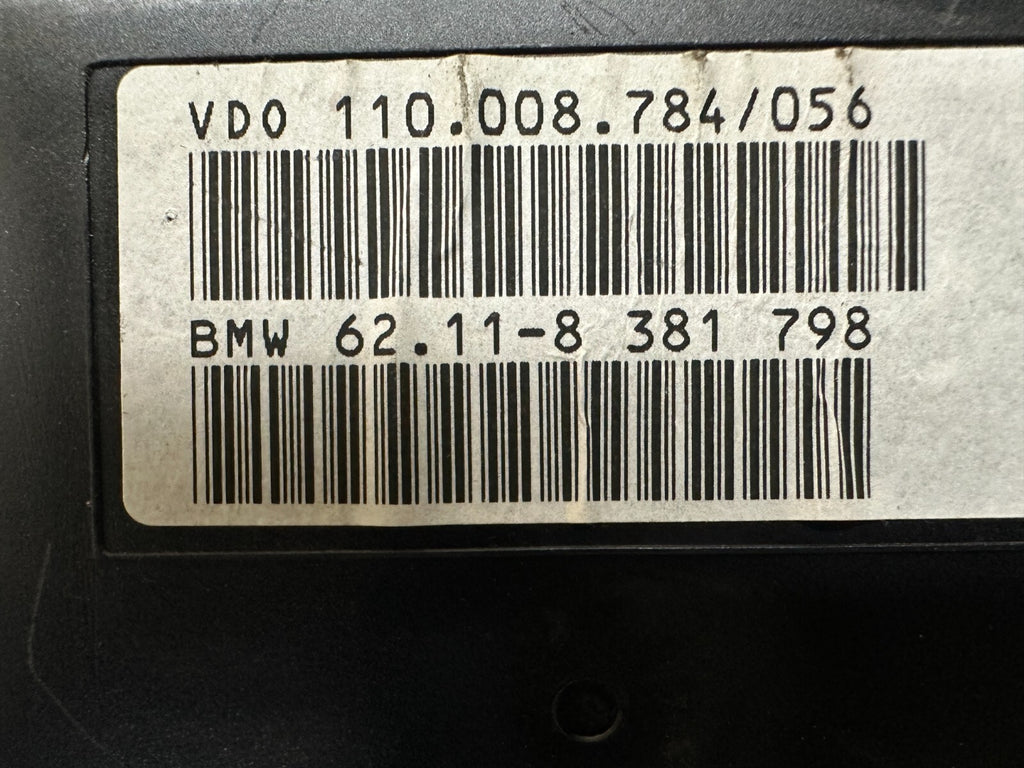 BMW 1995-2001 E38 7 SERIES INSTRUMENT GAUGE CLUSTER SPEEDOMETER OEM 62118381798