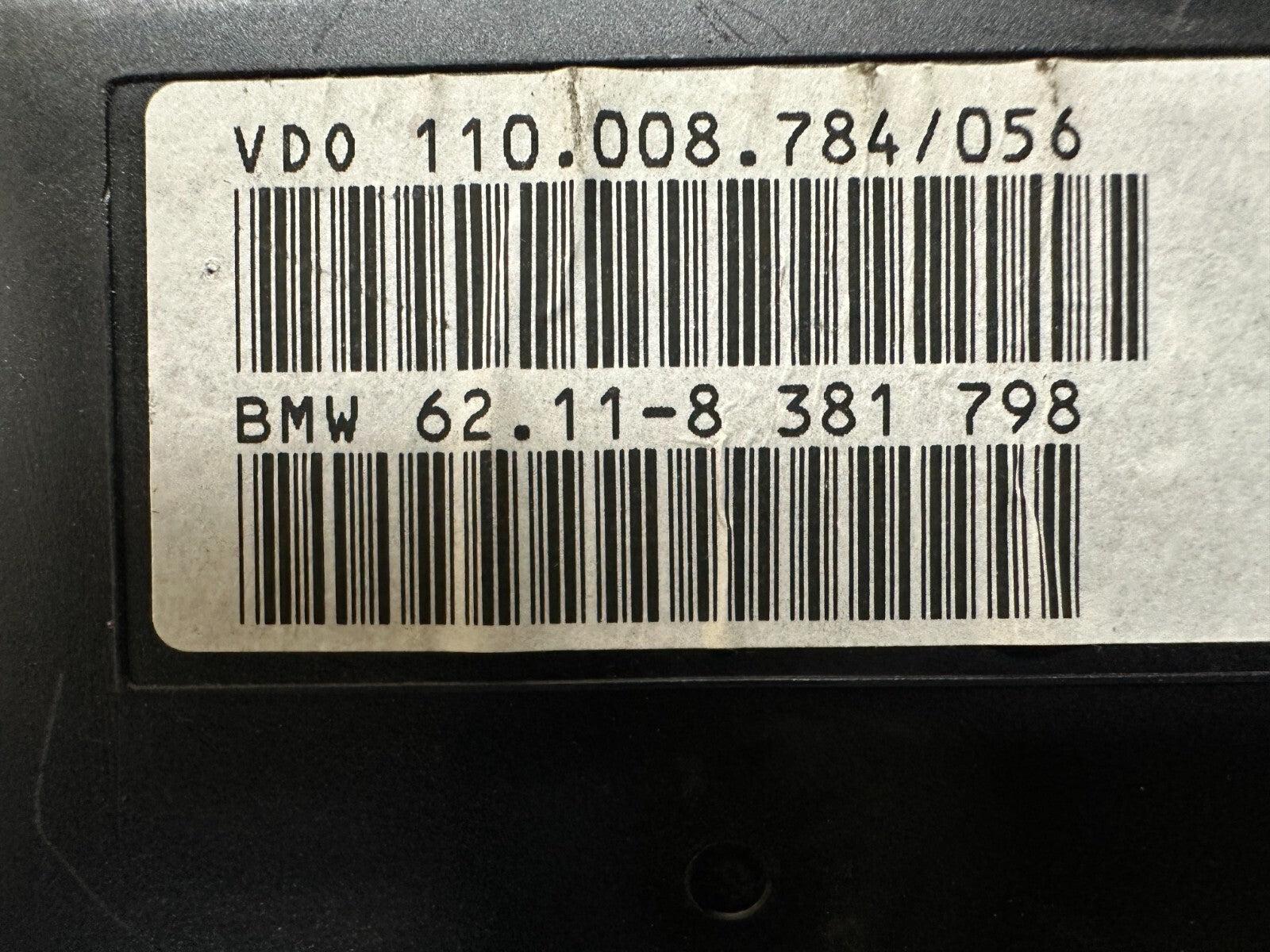 BMW 1995-2001 E38 7 SERIES INSTRUMENT GAUGE CLUSTER SPEEDOMETER OEM 62118381798