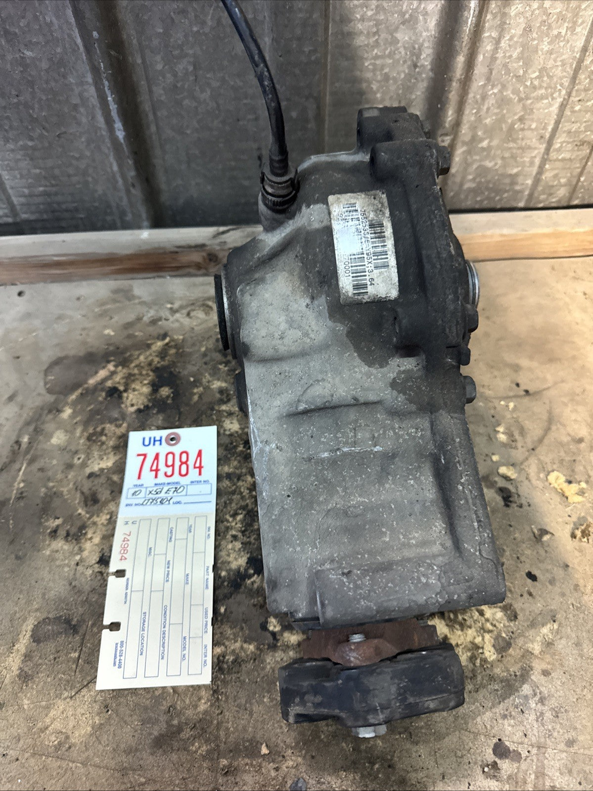 Front Differential Carrier Final Drive 3.64 AWD Diff OEM BMW X5D E70 7552533