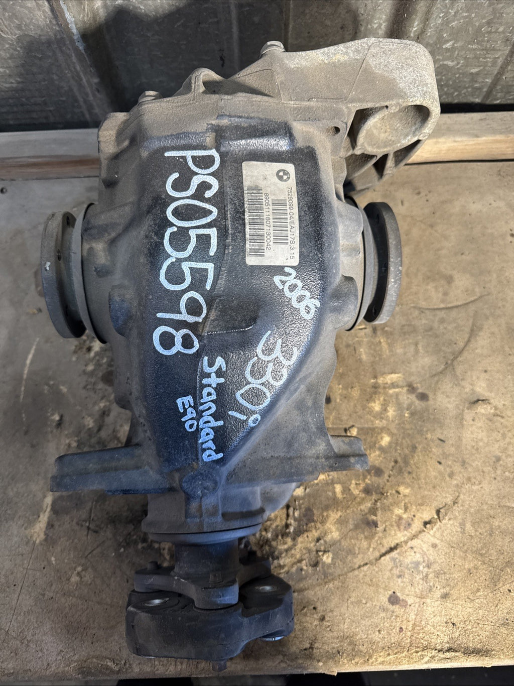 BMW REAR DIFFERENTIAL E90 SERIES 330i MANUAL FINAL DRIVE 3.15 7529099