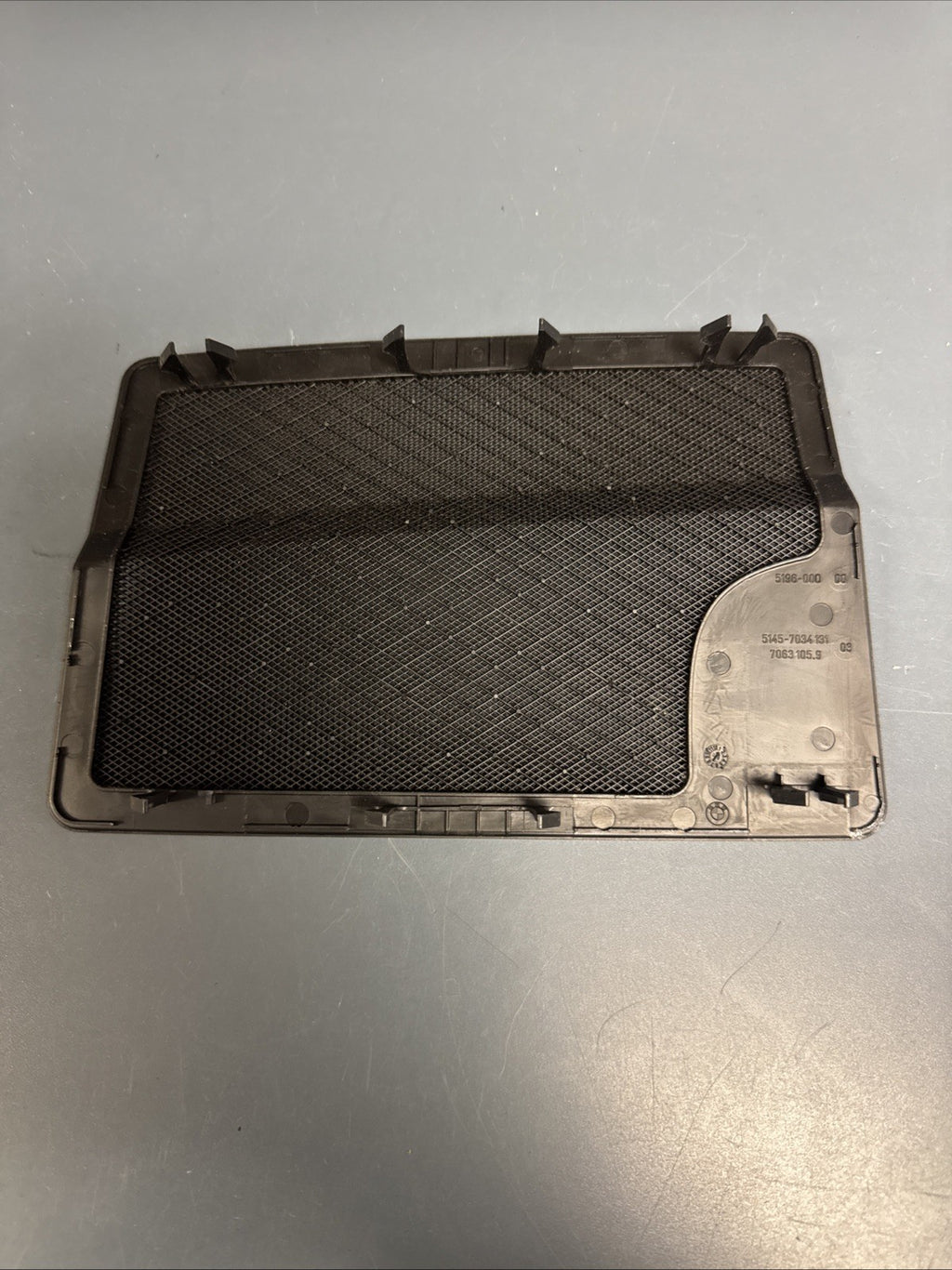 2008 BMW 535i xDrive Dash Center Speaker Grille Cover Black 5145-7034131 OEM
