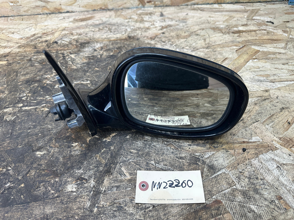 BMW 09-12 E90 LCI 3 SERIES FRONT RIGHT PASSANGER SIDE MIRROR BLACK OEM 7182695