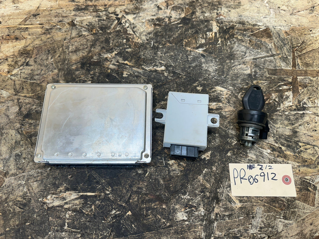 BMW 97-06 E46 325xi M54 ECU/DME+CAS IMMOBILIZER+KEY MS43 7528050+6905670