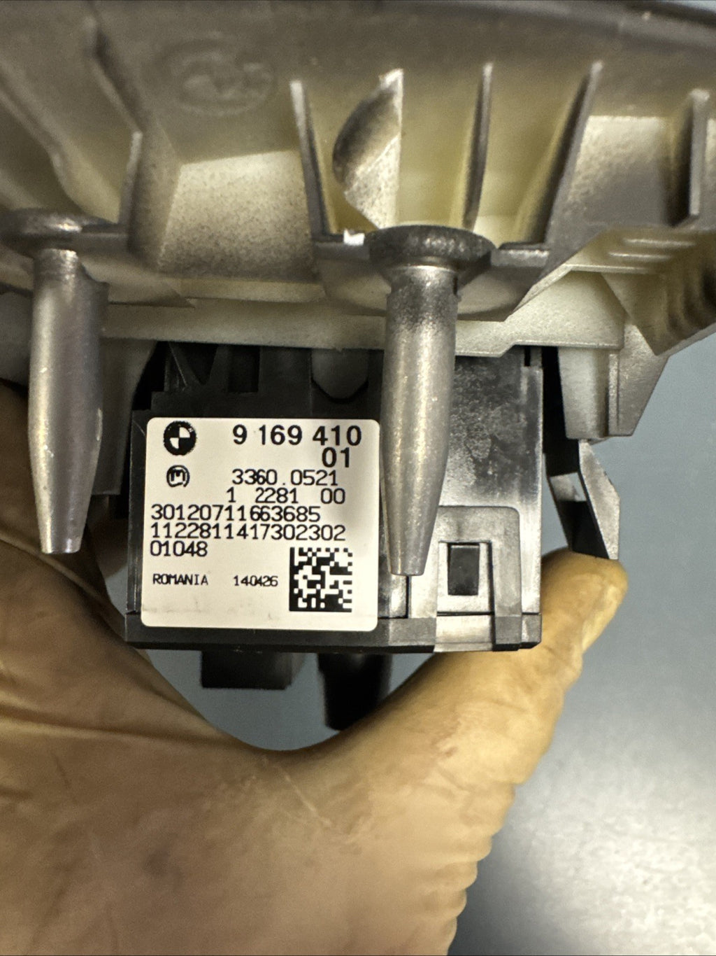 06-12 BMW E90 E92 E93 328i 335i HEADLIGHT CONTROL SWITCH UNIT BLACK 9169410 OEM