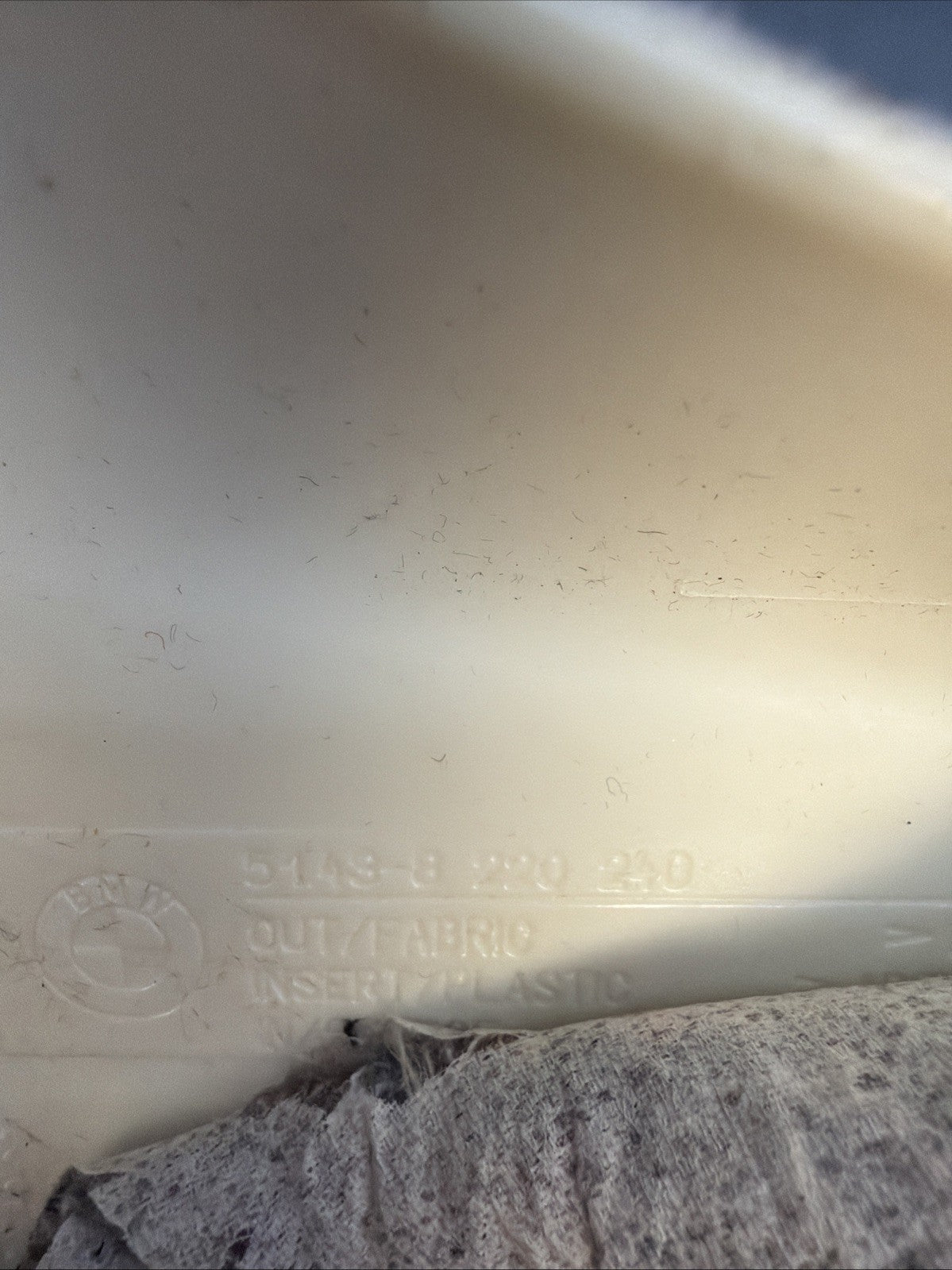 01-06 BMW E46 SEDAN Front Left & Right A Pillar Trim 8220240 8220239 Grey