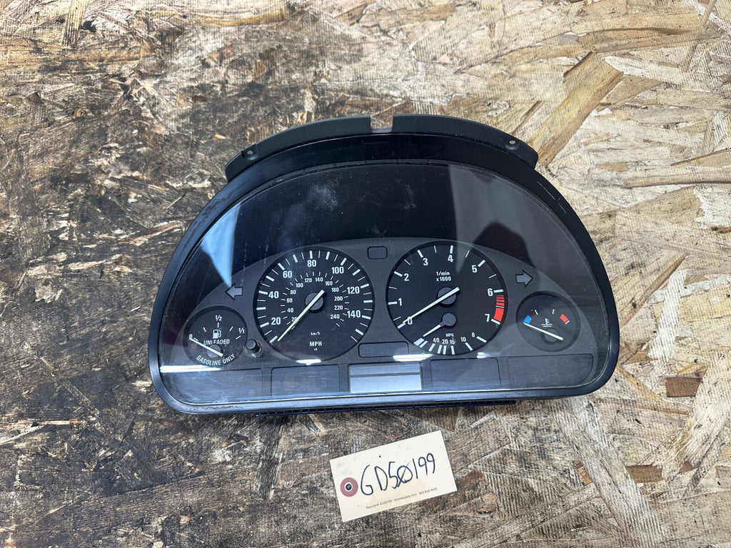 BMW 01-04 E39 5 SERIES SPEEDOMETER INSTRUMENT GAUGE CLUSTER OEM 6907017