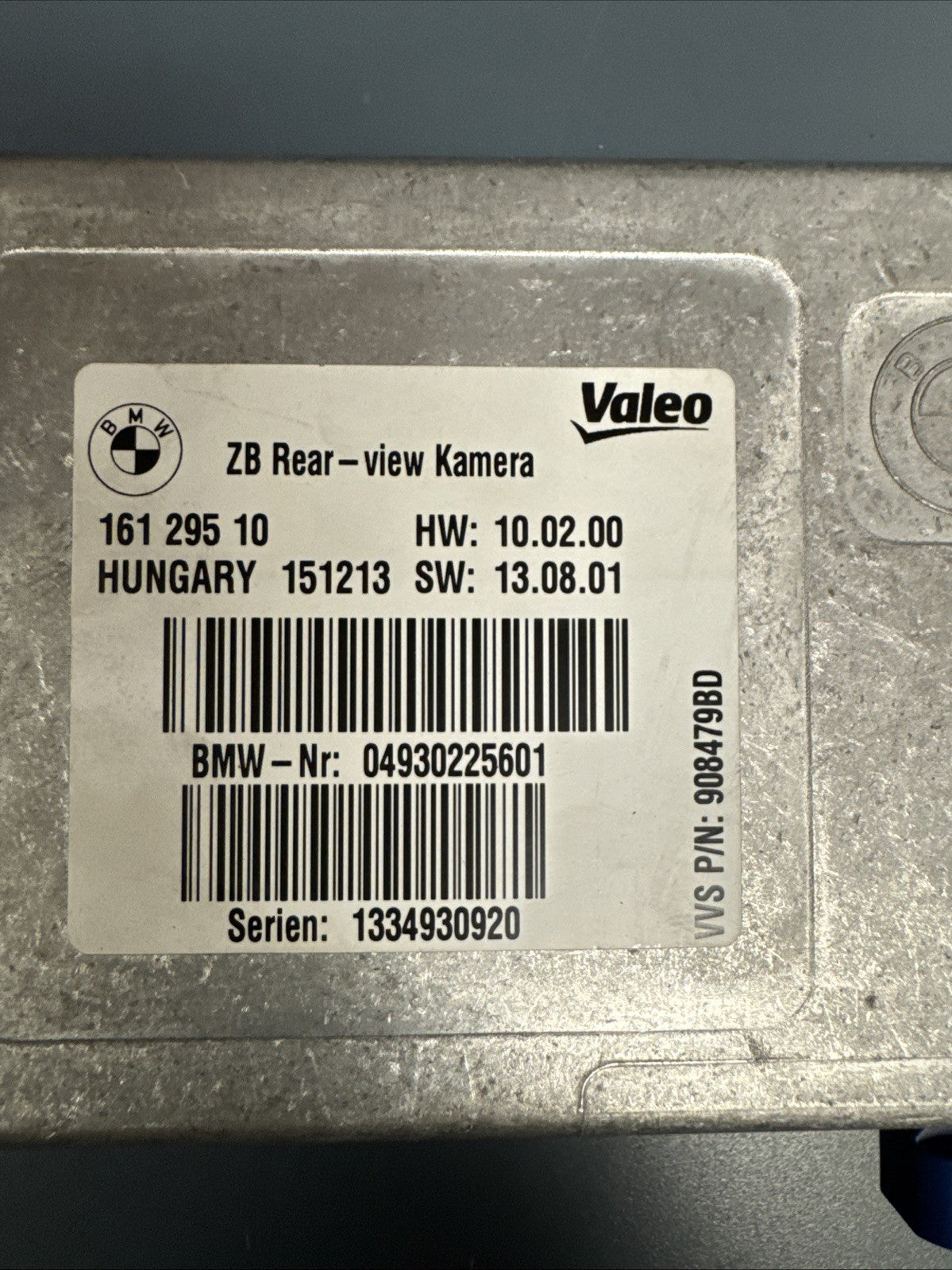 10-18 OEM BMW F22 F30 F32 F10 F12 F01 Parking Assist Camera Module 16129510