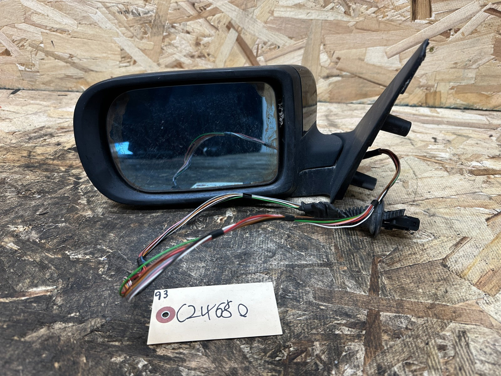 BMW 1995-2001 E38 7 SERIES GREEN DRIVER SIDE MIRROR OEM 010371
