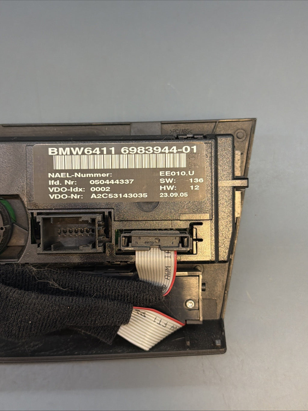 06-11 BMW E90 E91 3-SERIES CLIMATE CONTROL A/C HEATER CONTROL UNIT OEM 6983944