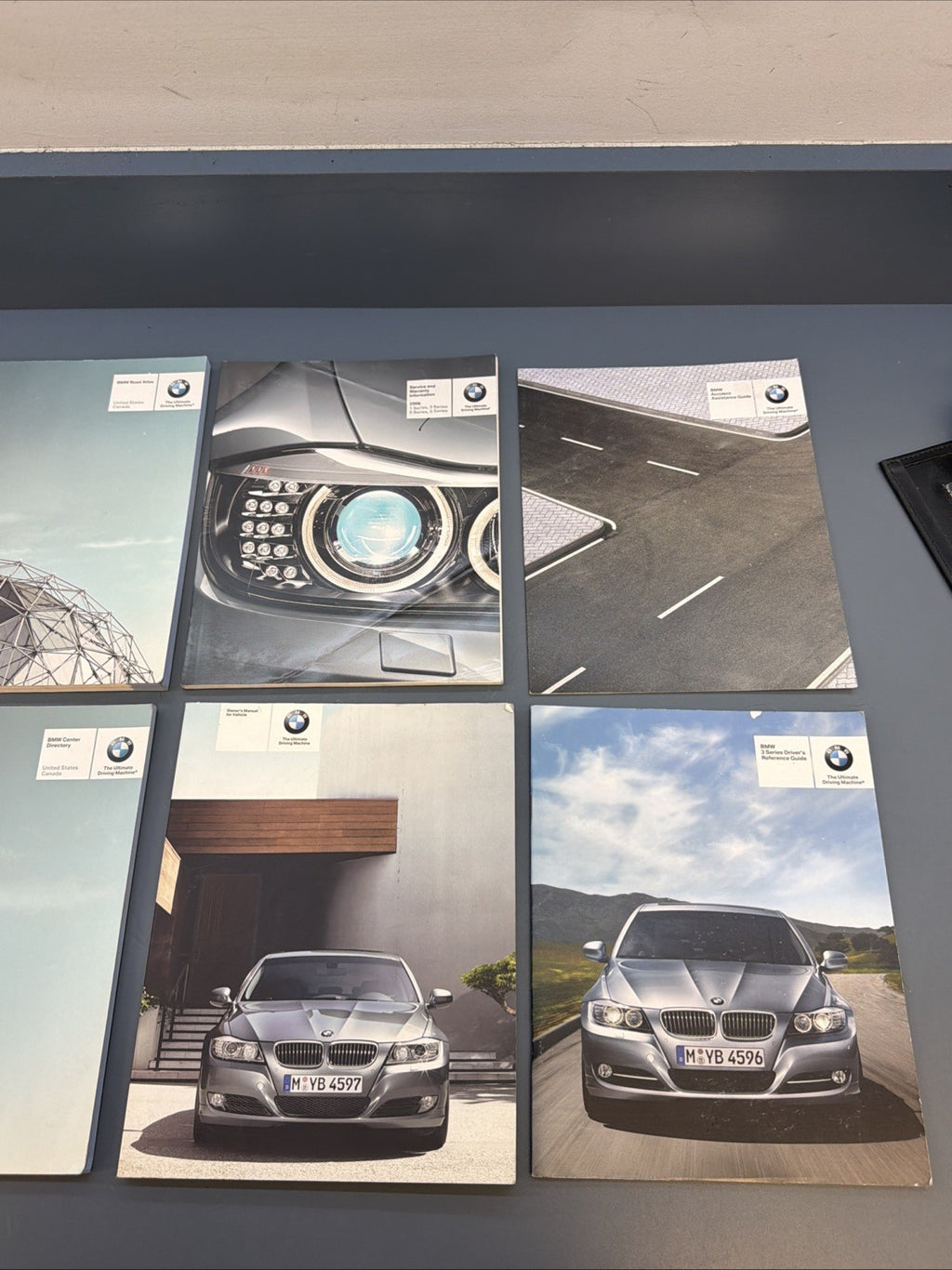 BMW 3-Series E90 Sedan 325i 330i 335xi Owners Manual Supplement Books Set