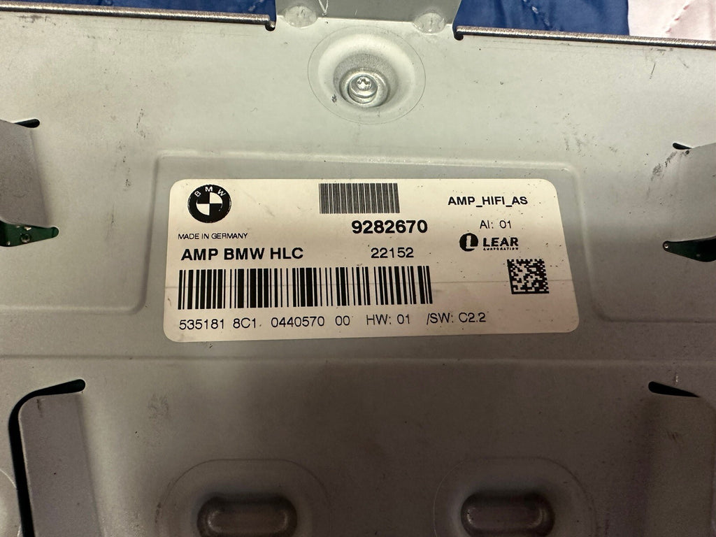 12-19 BMW F30 3 SERIES HiFi AMPLIFIER AUDIO SOUND SYSTEM MODULE UNIT OEM 9282670