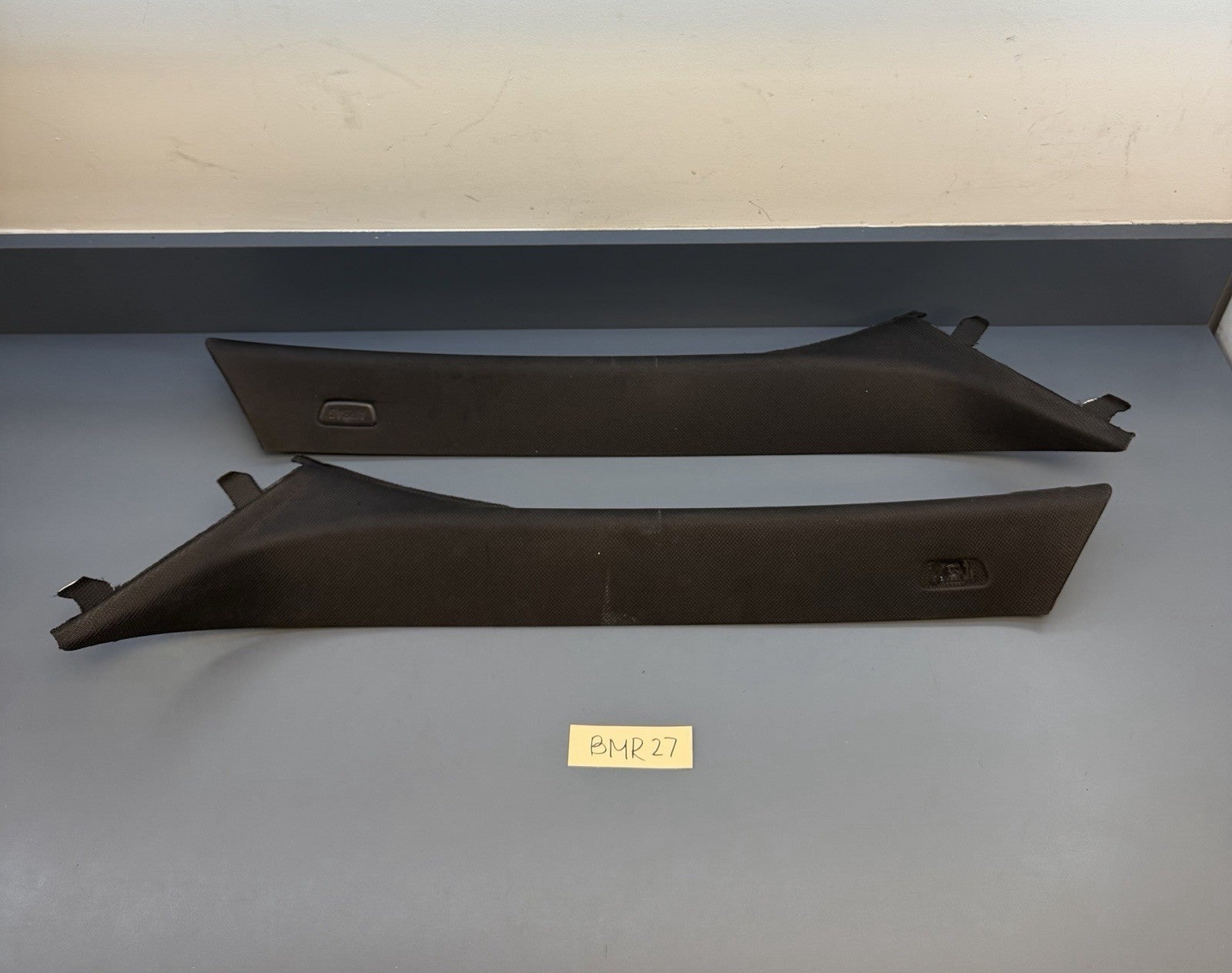 BMW 5 SERIES F10 F11 A PILLAR COVER TRIM SET LEFT RIGHT 9116348 9116347 BLACK