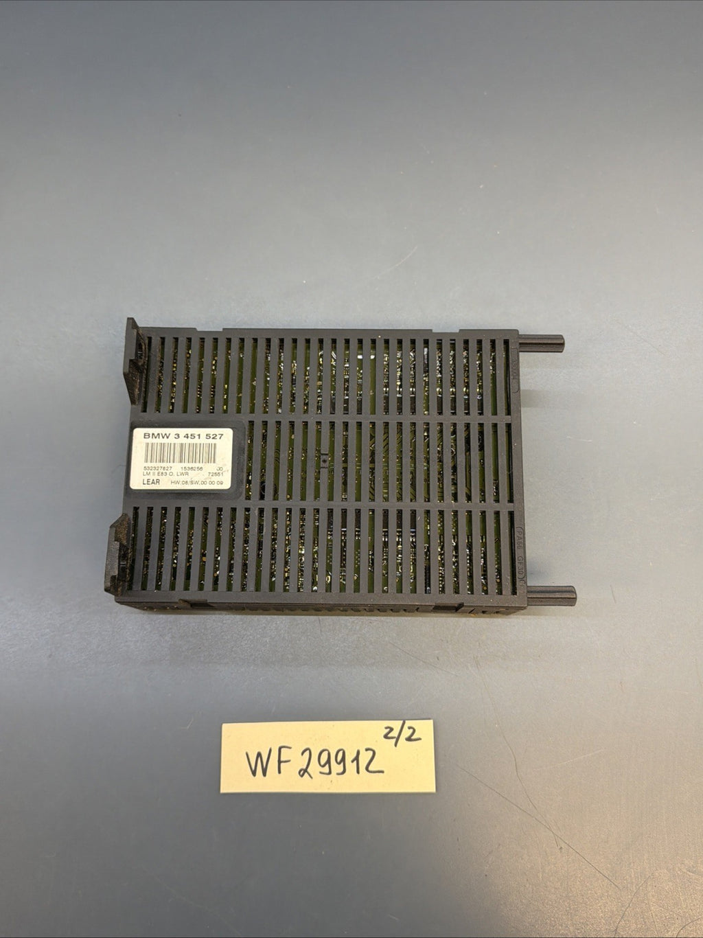 07-10 BMW X3 E83 FOOTWELL LIGHTING CONTROL MODULE FCM LM II LWR LCM 3451527