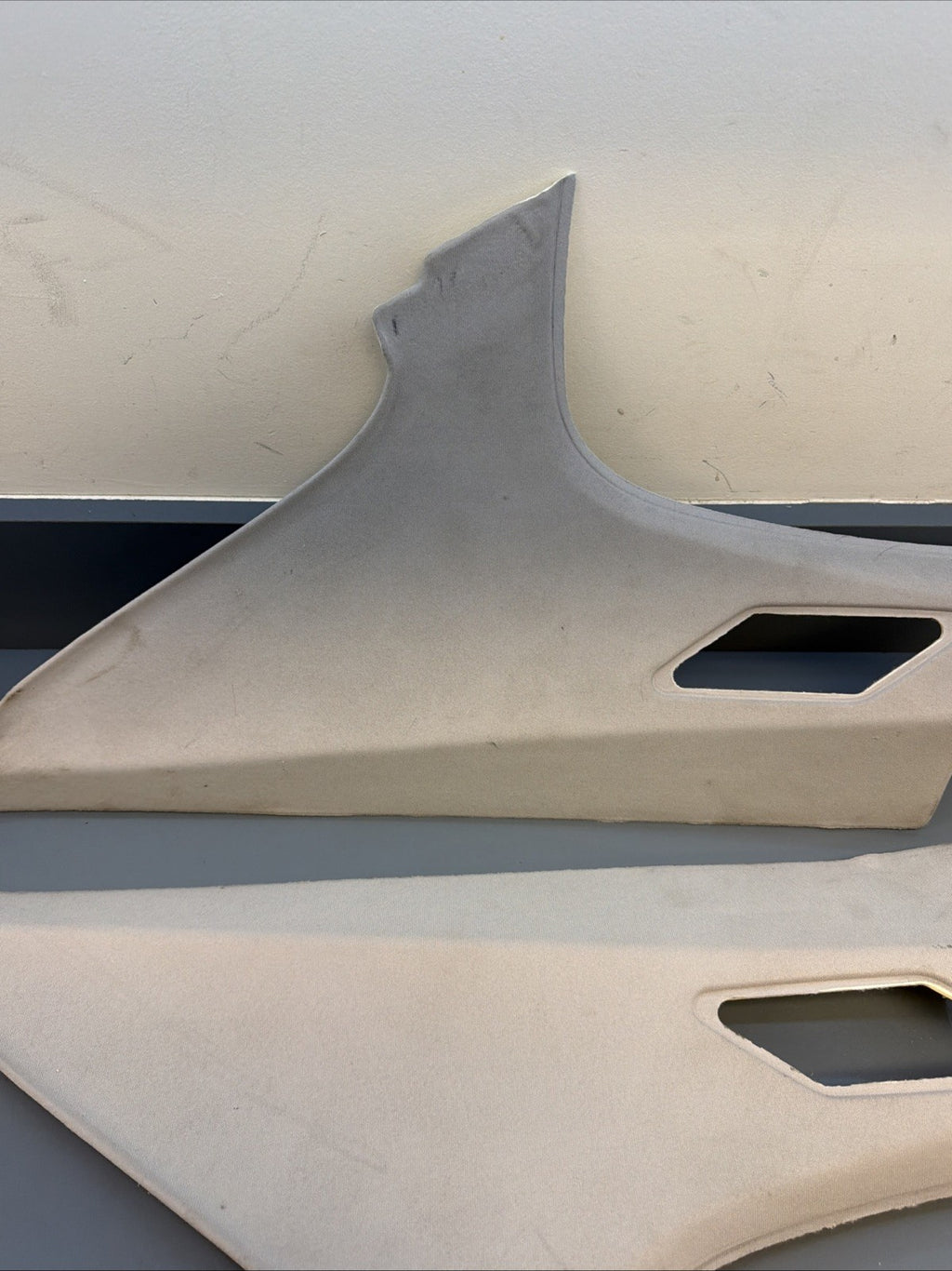 99-06 BMW E46 SEDAN Left & Right Rear C Pillar Trim Panel 8220244 GRAY