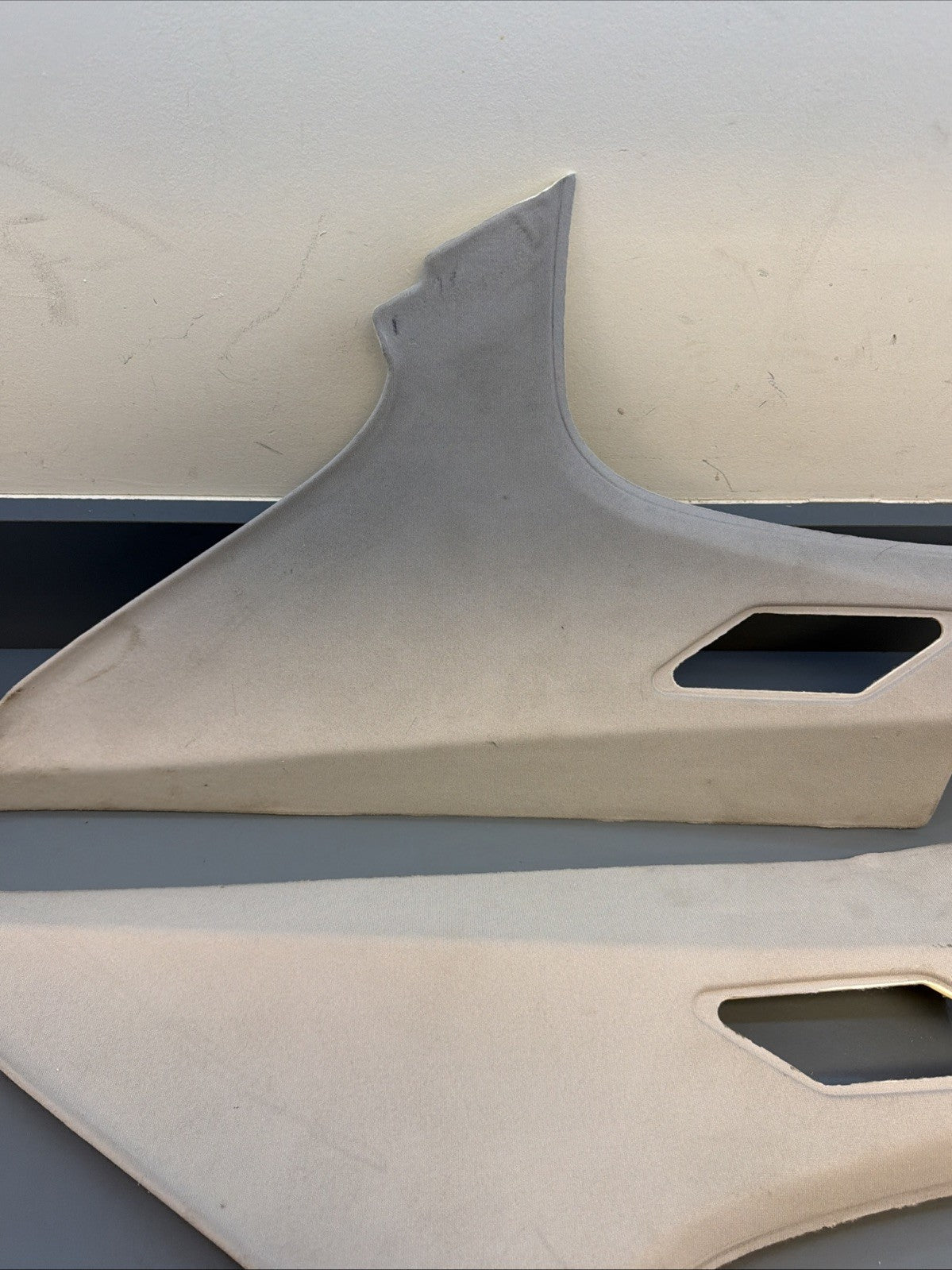 99-06 BMW E46 SEDAN Left & Right Rear C Pillar Trim Panel 8220244 GRAY