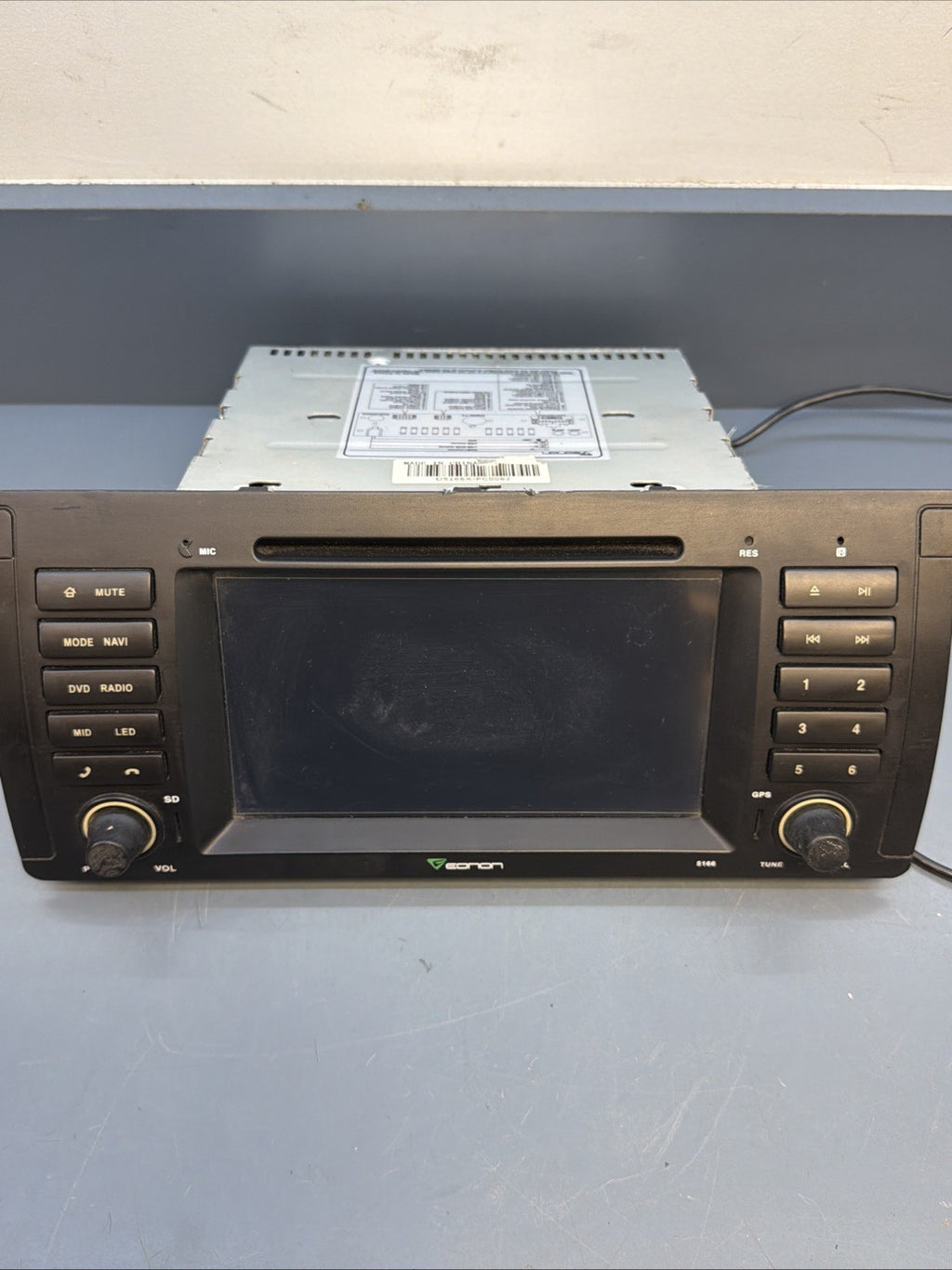 00-06 BMW E53 X5 DASH NAVIGATION INFORMATION SCREEN DISPLAY 6980246