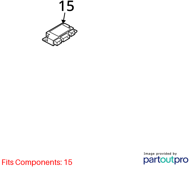 BMW E65 E66 7 SERIES SENSOR MODULE 6970904