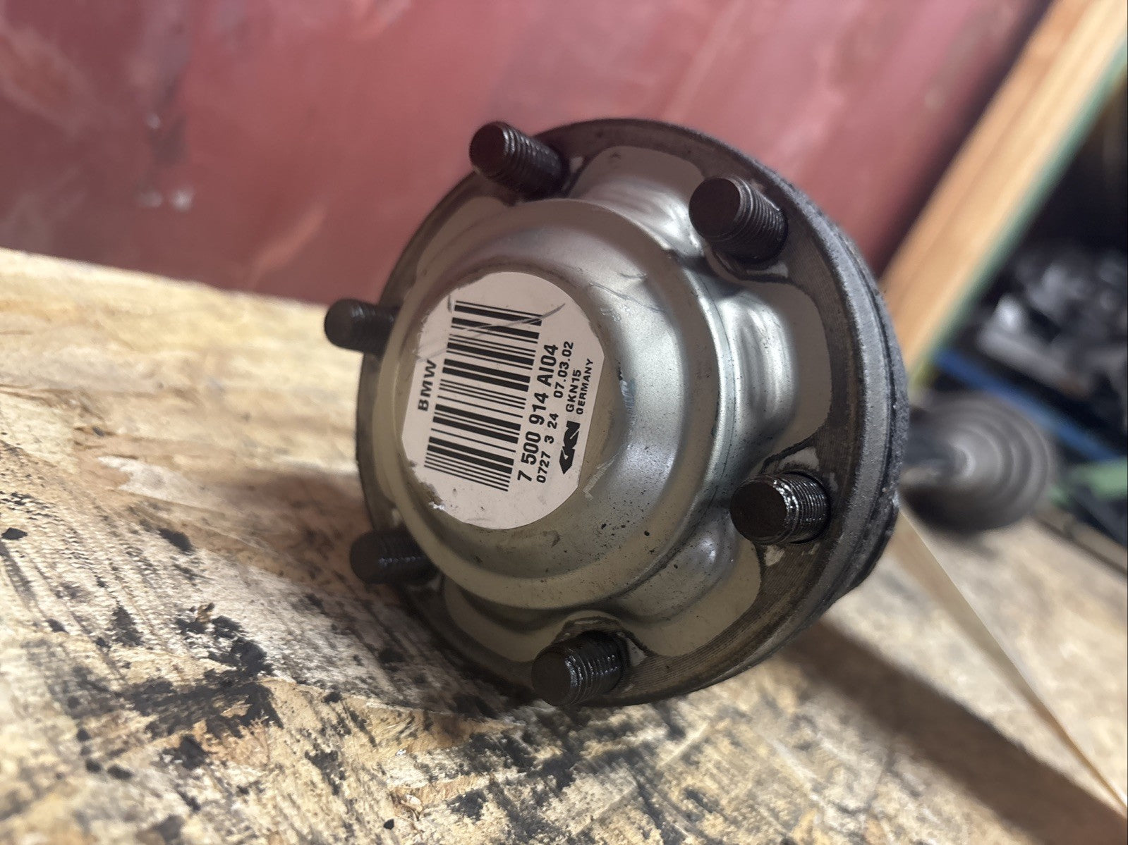 BMW OEM CV AXLE REAR LEFT  5 SERIES E53 USED M62 X5 ENGINE 2002 3320 7500914