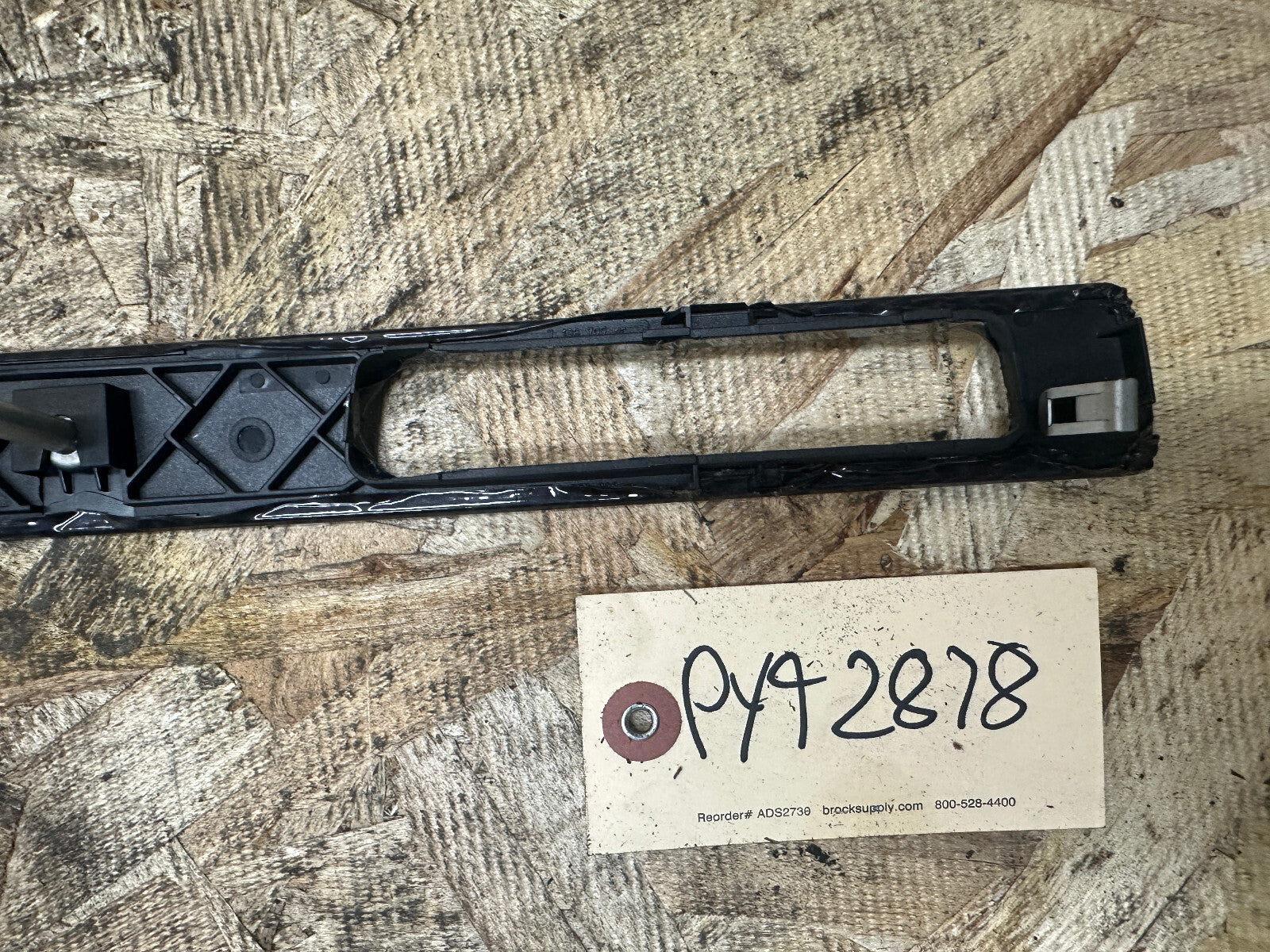 BMW 07-13 E90 3 SERIES M3 GLOSSY BLACK FOLDING CUP HOLDER DASH TRIM OEM 7130742