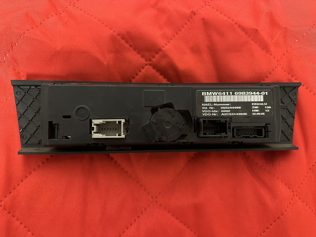 06-11 BMW E90 E91 3-SERIES CLIMATE CONTROL A/C HEATER CONTROL UNIT OEM 6983944
