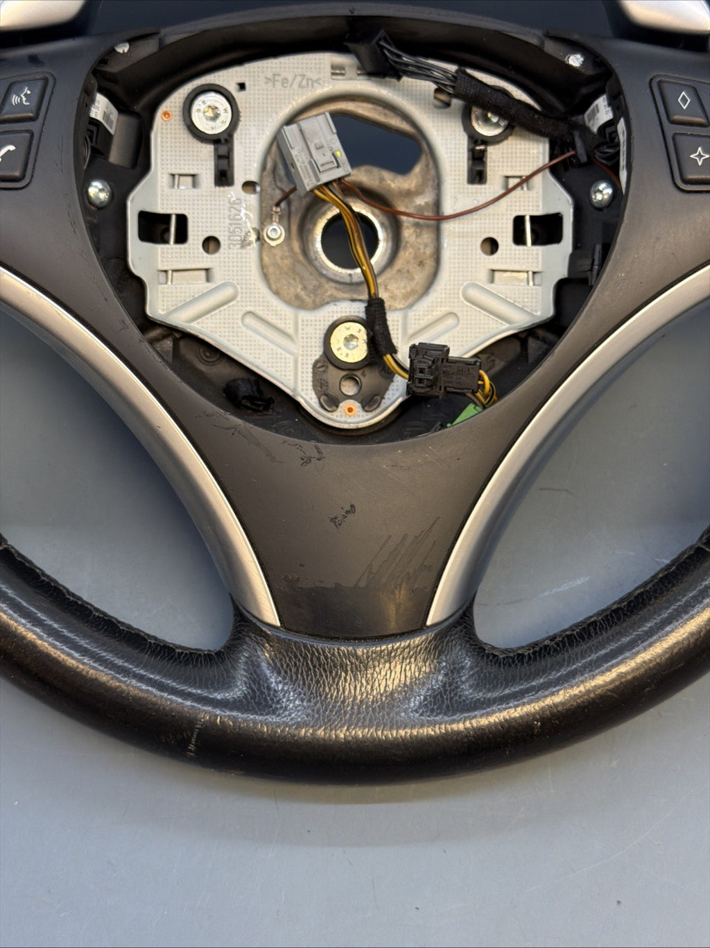 BMW E88 E90 E92 E93 M3 SPORTS STEERING WHEEL WITH PADDLE SHIFTER LEATHER 6774968