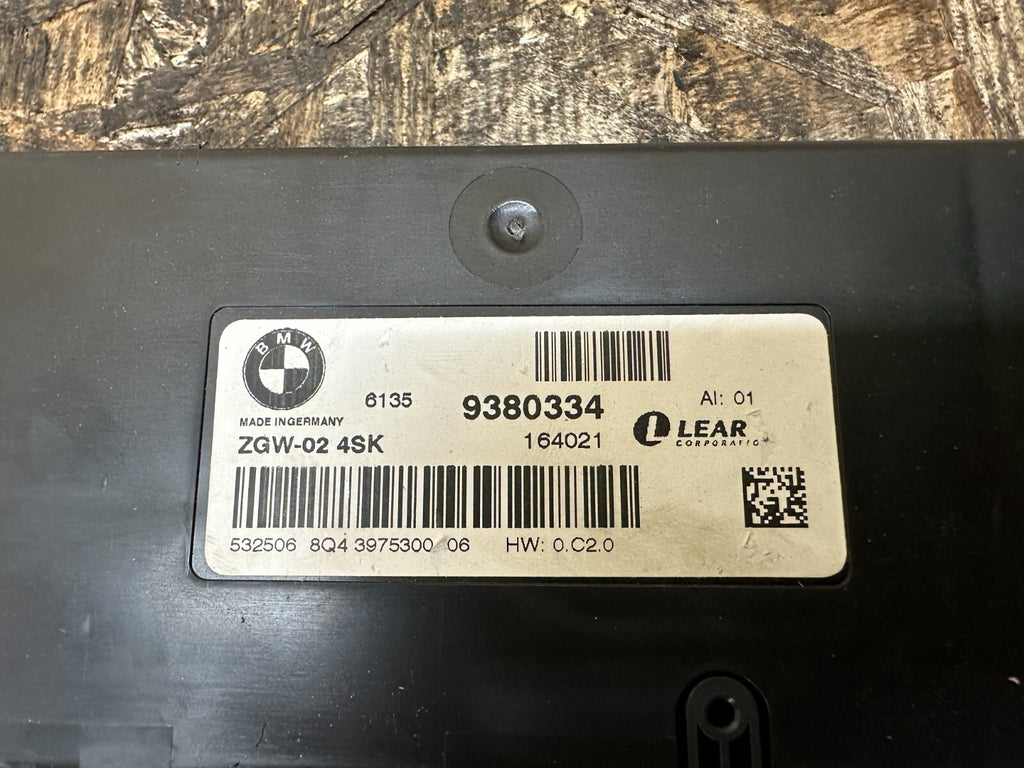 BMW 2011-2017 F25 X3 CENTRAL GATEWAY MODULE OEM 9380334
